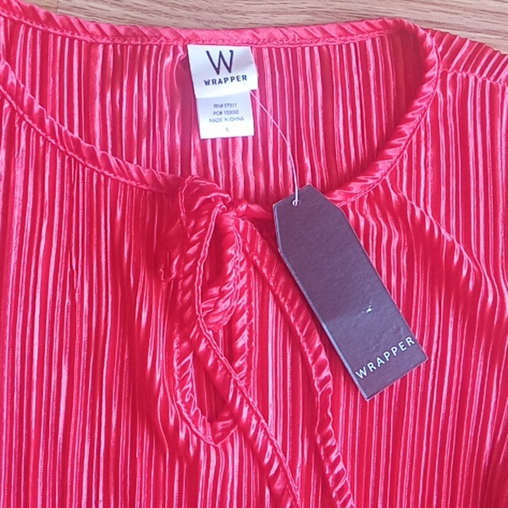 NWT ladies red dress by Wrapper.sz S. M - Picture 5 of 8